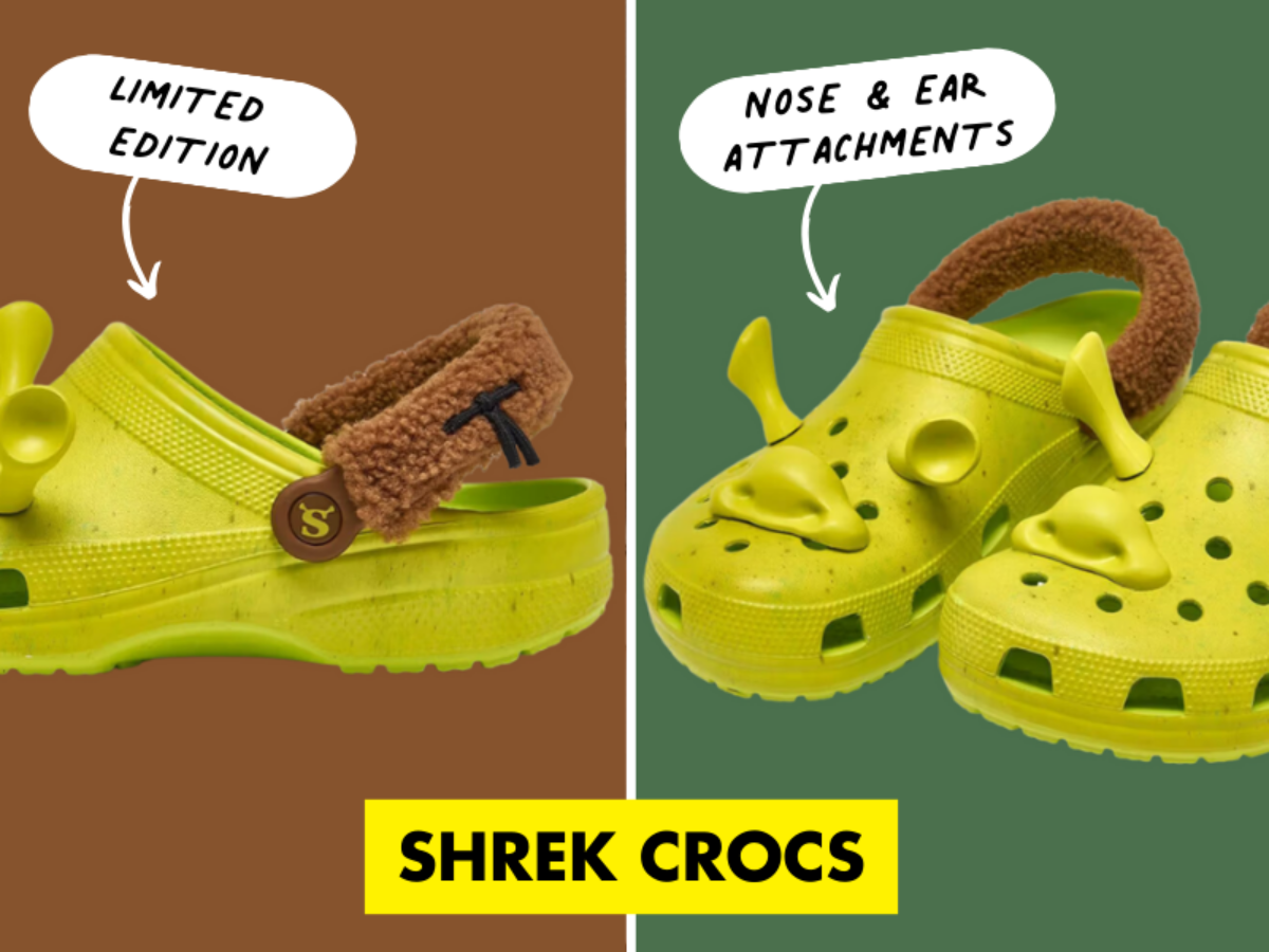 Shrek x Crocs Has A New Slime Green Footwear With Furry Brown
